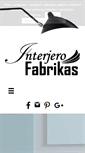 Mobile Screenshot of interjerofabrikas.lt